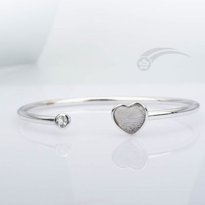 925 Sterling Silver Meteorite Bracelets Heart Bracelet Bracelet 10mm